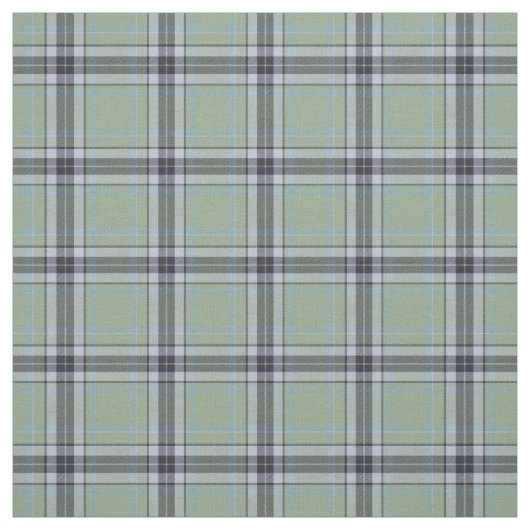 Highland Green Charcoal Plaid ファブリック (見本)