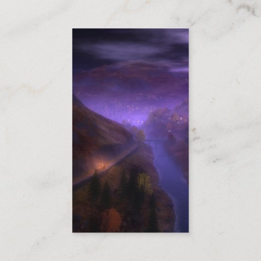 Highland Home Lightブックマーク 名刺 (裏面)