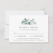 Highland | Mountain Wedding Meal Choice 出欠カード (正面)