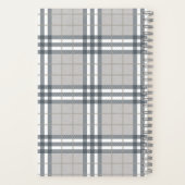 Highland Plaid Personalized Journal Notebook ノートブック (裏面)