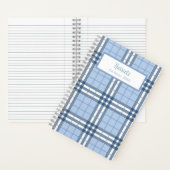 Highland Plaid Personalized Journal Notebook ノートブック (内側)