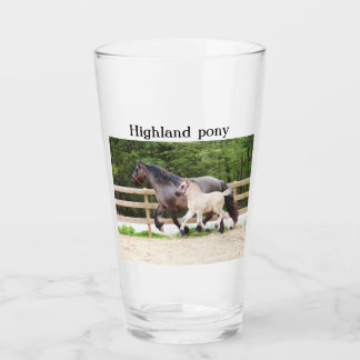 Highland pony glass タンブラーグラス