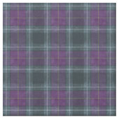 Highland Purple Green Twilight Plaid ファブリック (クローズアップ)