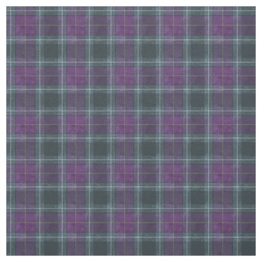 Highland Purple Green Twilight Plaid ファブリック (見本)