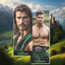 Highlander Bare Chest  Green Plaid Romance