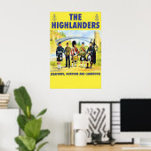 Highlanders British Army Recruitment Poster ポスター (ホームオフィス)