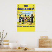 Highlanders British Army Recruitment Poster ポスター (キッチン)