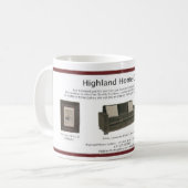 highlandhomegallery.com コーヒーマグカップ (正面左)