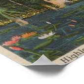 Highlands County, FL – ハイランズハンモックの表示 ポスター (角)