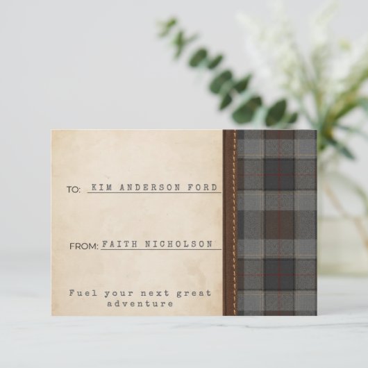 Highlands Dispatch Graduation Gift Insert Card カード (スタンド正面)