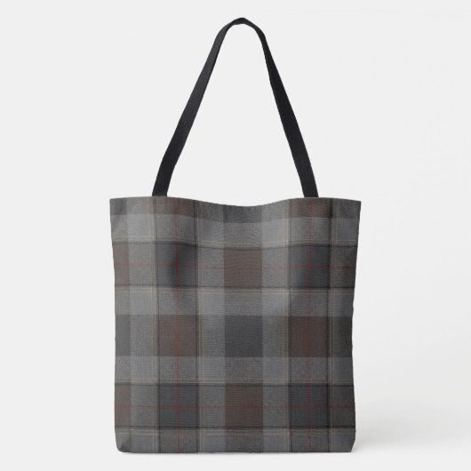 Highlands Dispatch: Personalized Tartan Field トートバッグ (裏面)