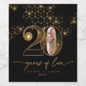 Highlights Gold 20th Anniversary Photo ID1165 ワインラベル (シングルラベル)