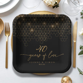 Highlights Gold 40th Anniversary ID1165 ペーパープレート