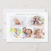 Highlights of Year 5 Photo Calendar 2026 Christmas シーズンカード (正面)