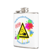 Highly Corrosive Personality Class 8 ADR Trucker フラスク (左)