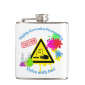 Highly Corrosive Personality Class 8 ADR Trucker フラスク (正面)