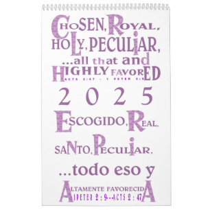Highly Favened© - Esp & Eng Calendar カレンダー