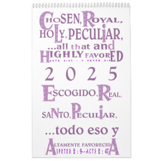 Highly Favened© - Esp & Eng Calendar カレンダー