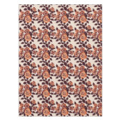 Highly Stylized Roses In Shades Of Orange テーブルクロス (正面)