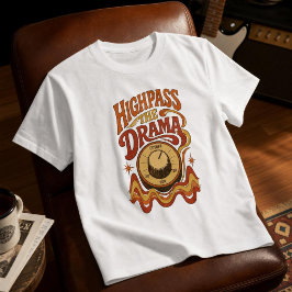 Highpass the Drama – Lustiges Synth Nerd Tシャツ