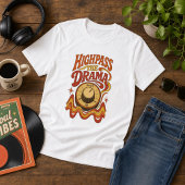 Highpass the Drama – Lustiges Synth Nerd Tシャツ