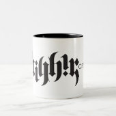 High'rの創造的な11ozマグ ツートーンマグカップ (中央)