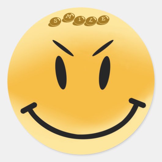 highres_スマイリー_str、スマイル ラウンドシール (正面)
