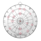 highsaltireによる投げ矢板トレーナー ダーツボード (正面)