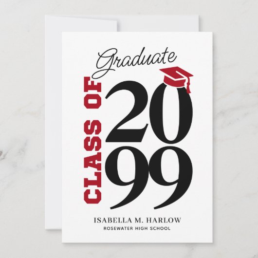 Highschool Graduation 案内状 (正面)