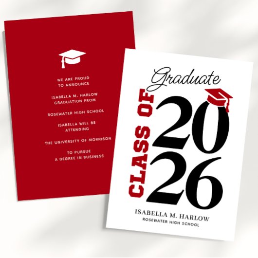 Highschool Graduation 案内状