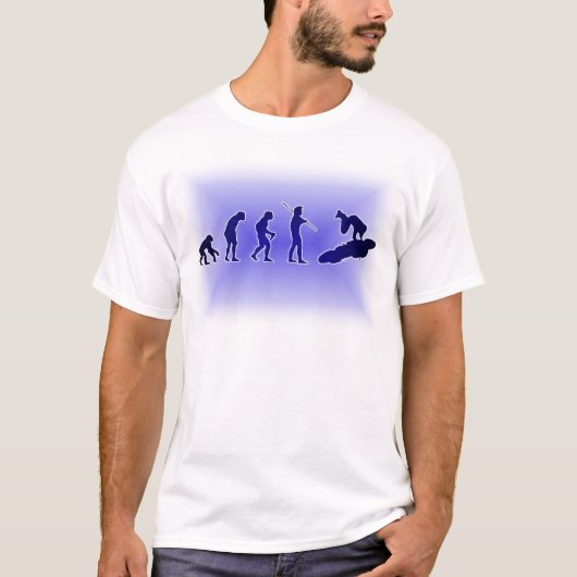 Highsideの進化(青い) Tシャツ (正面)