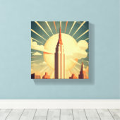 Hightower Sunrise キャンバスプリント (インサイチュ (ウッドフロア))