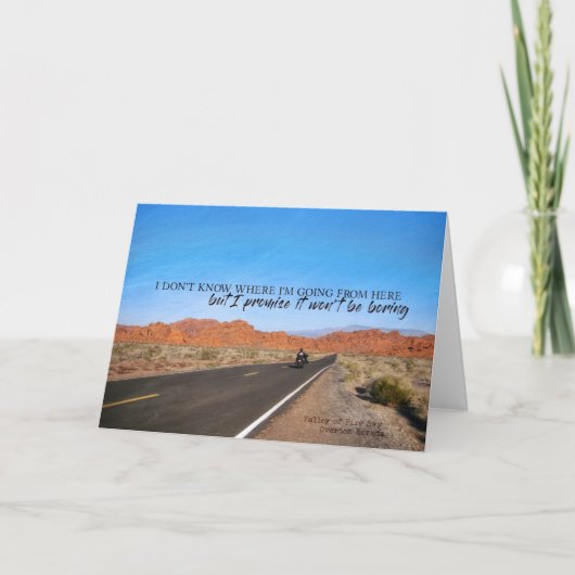 HIGHWAY JOURNEY Greeting Card サンキューカード (正面)