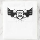 Highway_Route_662.png 長方形シール (バッグ)