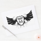Highway_Route_662.png 長方形シール (封筒)