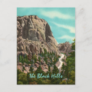 Highway to Mt. Rushmoreヴィンテージはがき ポストカード