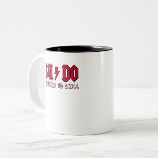 Highway to shell ツートーンマグカップ (正面左)