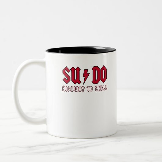 Highway to shell ツートーンマグカップ (左)