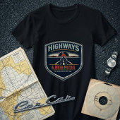 Highways & High Notes – Chrome Revival Tシャツ