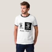 hihaters、ブルックリン$ W@G Tシャツ (正面フル)