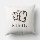 hii kitty cute pillowcase クッション (裏面)