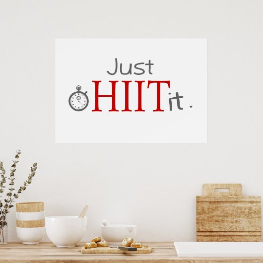 HIITのみ ポスター (キッチン)
