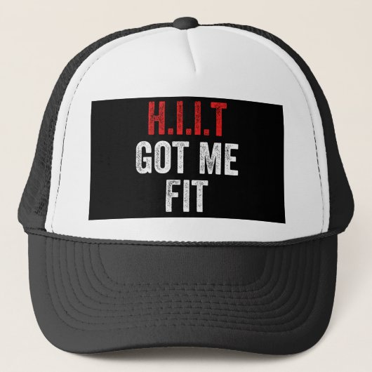HIIT 得 Me Fit High Intensity Interval Training キャップ (正面)