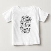 Hija de Dios design apparel ベビーTシャツ (正面)