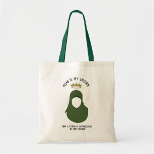 Hijabは私の王冠- HIJAB -身元を隱したAVO -です トートバッグ