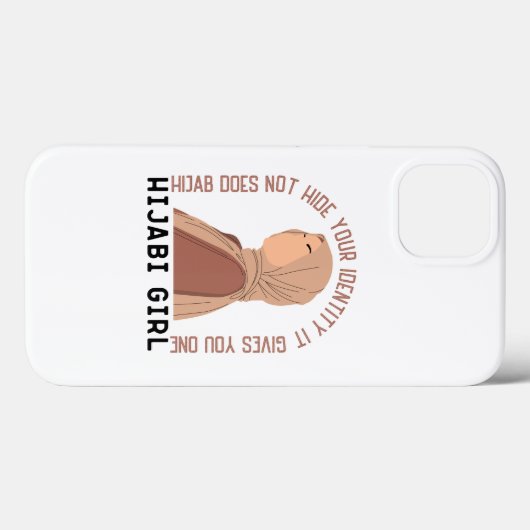 Hijabは自分のアイデンティティを隠さない – Hijabi Woman Case-Mate iPhoneケース (裏面 (横))