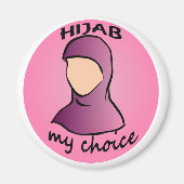 Hijab私の選択マグネット マグネット (正面)