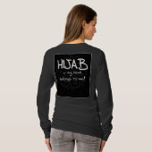 Hijab - my head belongs to me tシャツ (裏面フル)