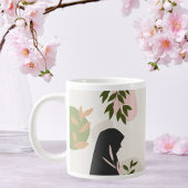 Hijabi Girl Monogram Mug – Personalized Muslim ジャンボコーヒーマグカップ