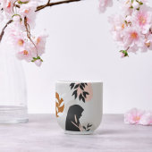 Hijabi Girl Monogram Mug | Terracotta & Blush Boho ジャンボコーヒーマグカップ